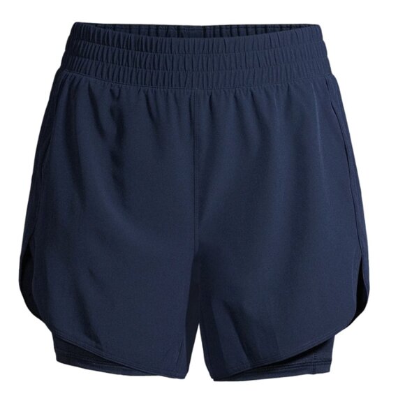 Avia Women's Running Shorts with Bike Liner - XL, Black - Picture 1 of 8